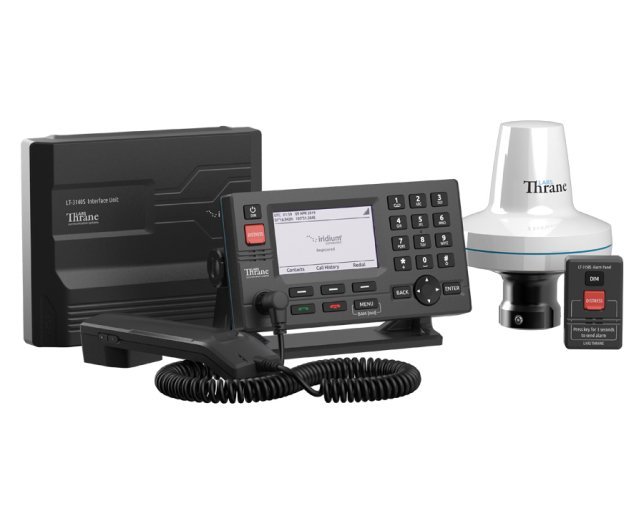 Photo of the LT 3100 S Iridium GMDSS equipment for reliable communication at sea, offered by Tototheo Maritime
